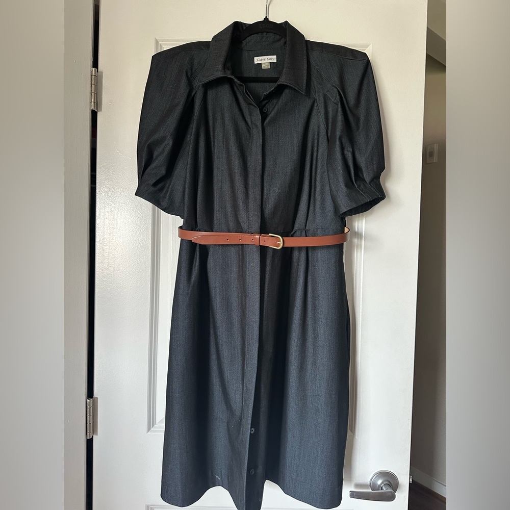 Calvin Klein size 14 denim dress